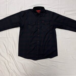 DIXXON - Darkness: A Black Casual Button Down Shirt